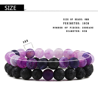 TIMELESS GEMSTONE BEAD BRACELET FOR SPIRITUAL HARMONY - Bracelet