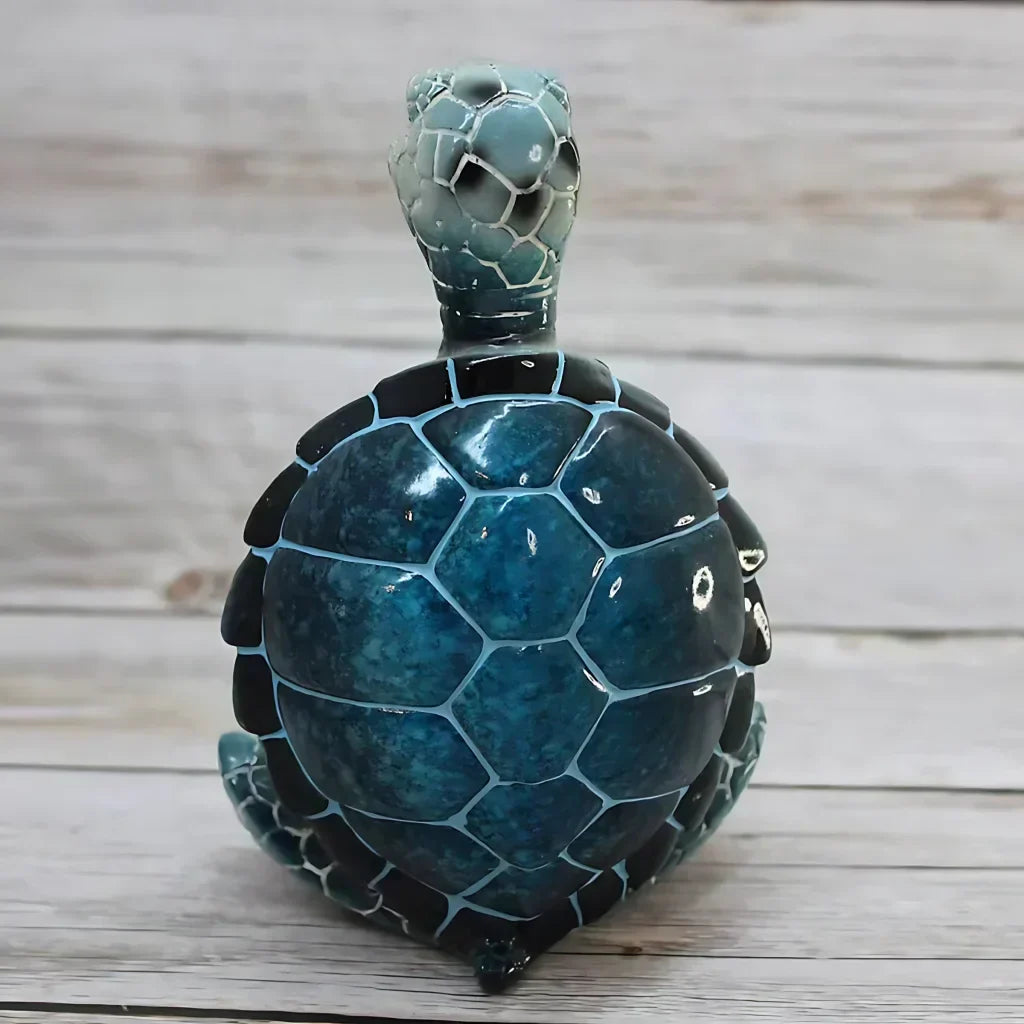 TRANQUIL TURTLE YOGA STATUE FOR MINDFUL DECOR - Yoga Turtle - yoga statue