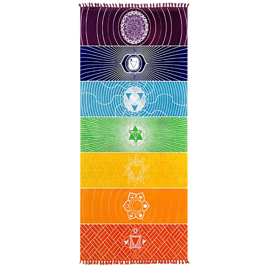 VERSATILE MANDALA YOGA MAT FOR BEACH & OUTDOOR SPIRITUAL