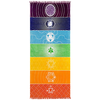 VERSATILE MANDALA YOGA MAT FOR BEACH & OUTDOOR SPIRITUAL