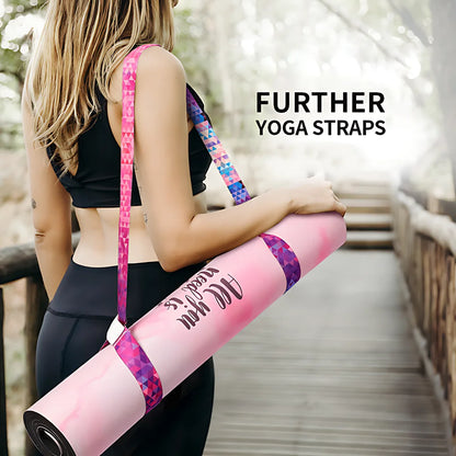 VERSATILE YOGA MAT STRETCH STRAP IN MAGICAL COLORS - Yoga Stretch Strap