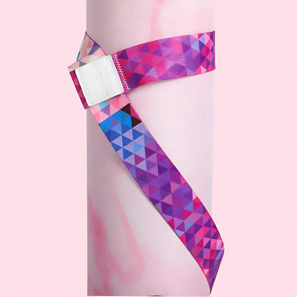 VERSATILE YOGA MAT STRETCH STRAP IN MAGICAL COLORS - Yoga Stretch Strap