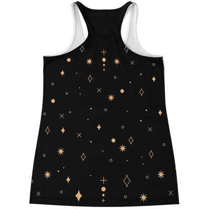 VINTAGE MOON PHASES YOGA TANK TOP – CELESTIAL