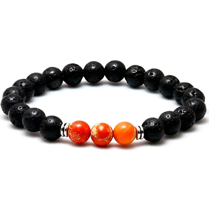 VOLCANIC STONE BEAD BRACELET FOR SPIRITUAL BALANCE - 2style - Bracelet