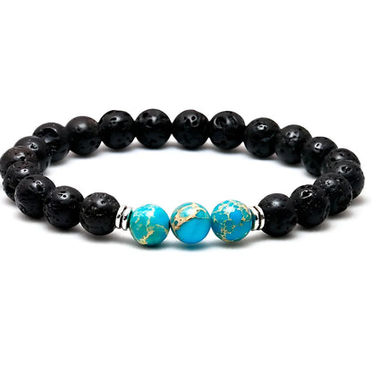 VOLCANIC STONE BEAD BRACELET FOR SPIRITUAL BALANCE - 5style - Bracelet