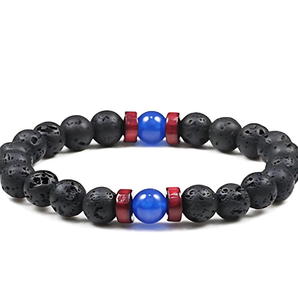 VOLCANIC STONE BEAD BRACELET FOR SPIRITUAL ENERGY - Style F - Bracelet