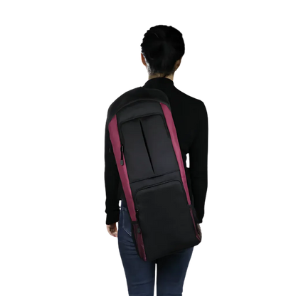 Waterproof Rucksack Yoga Duffel With One Shoulder Strap - Grey / 68x28x11 cm