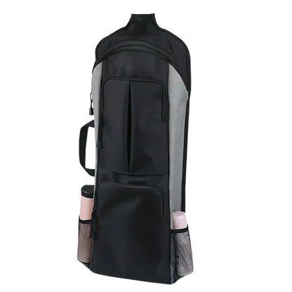 Waterproof Rucksack Yoga Duffel With One Shoulder Strap - Grey / 68x28x11 cm