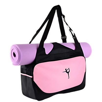 WATERPROOF YOGA MAT CARRIER BACKPACK - Light pink - Yoga Bag