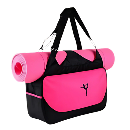 WATERPROOF YOGA MAT CARRIER BACKPACK - Rose Red - Yoga Bag