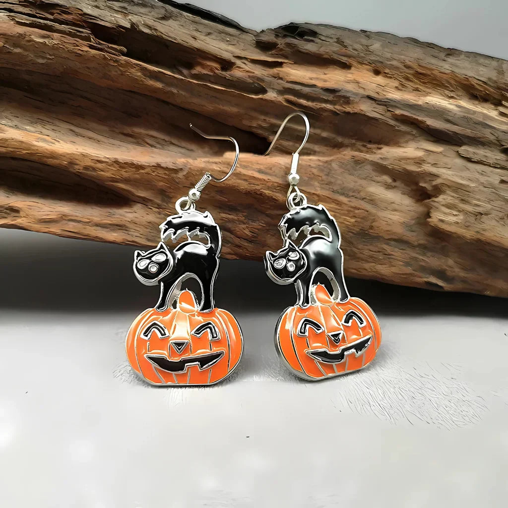 WHIMSICAL CHIC HALLOWEEN BOHO EARRINGS FOR WOMEN - HE12722 - earrings