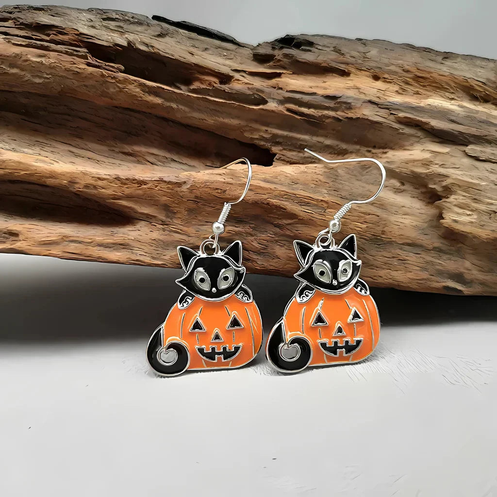 WHIMSICAL CHIC HALLOWEEN BOHO EARRINGS FOR WOMEN - HE12723 - earrings