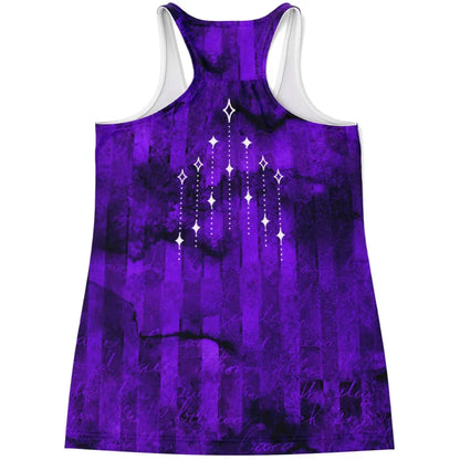 WITCHES GRANDDAUGHTERS TANK RACERBACK FOR WOMEN - Flowy Racerback Tank Top - AOP