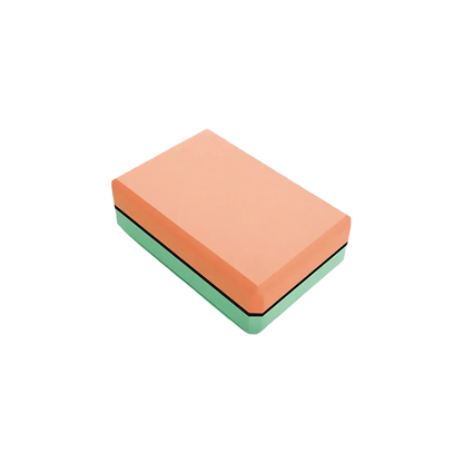 Workout Foam Blocks For Support And Flexibility - Coral Orange Light Green