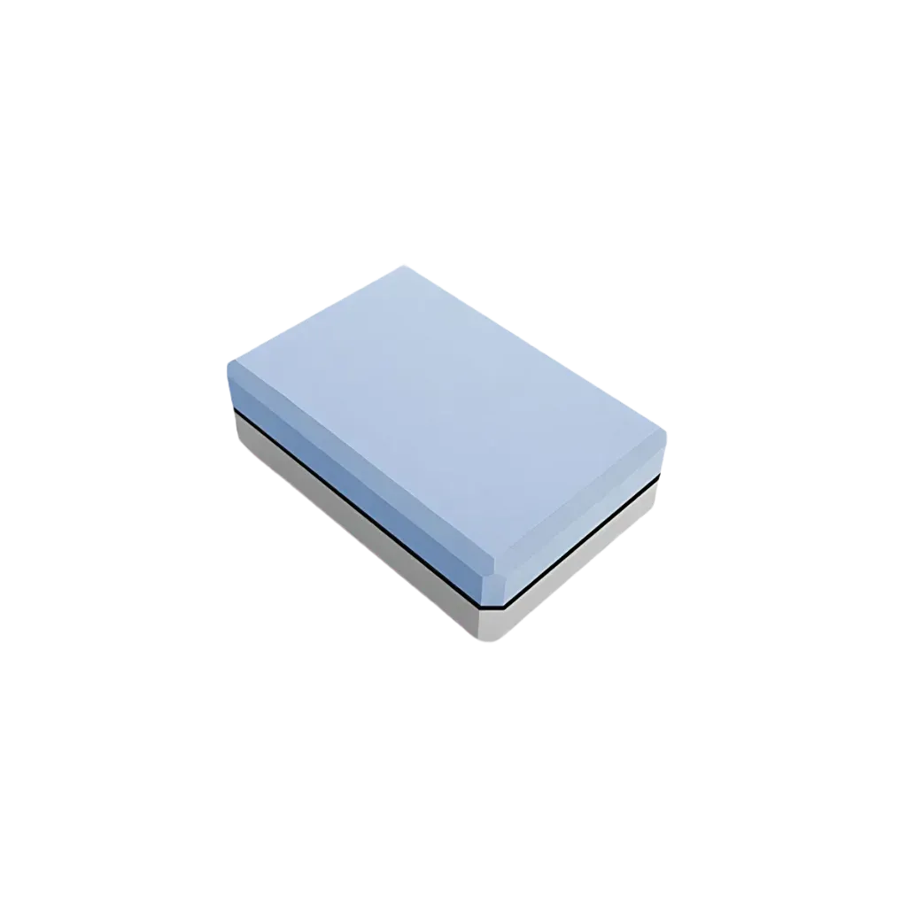 Workout Foam Blocks For Support And Flexibility - Crystal Blue Graphite Gray