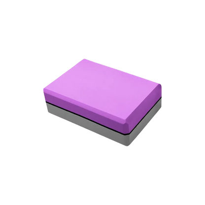 Workout Foam Blocks For Support And Flexibility - Elegant Purple Light Gray