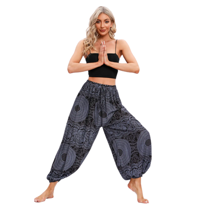 YOGA NEUTRAL CASUAL BLOOMERS - Rose Black / Average Size