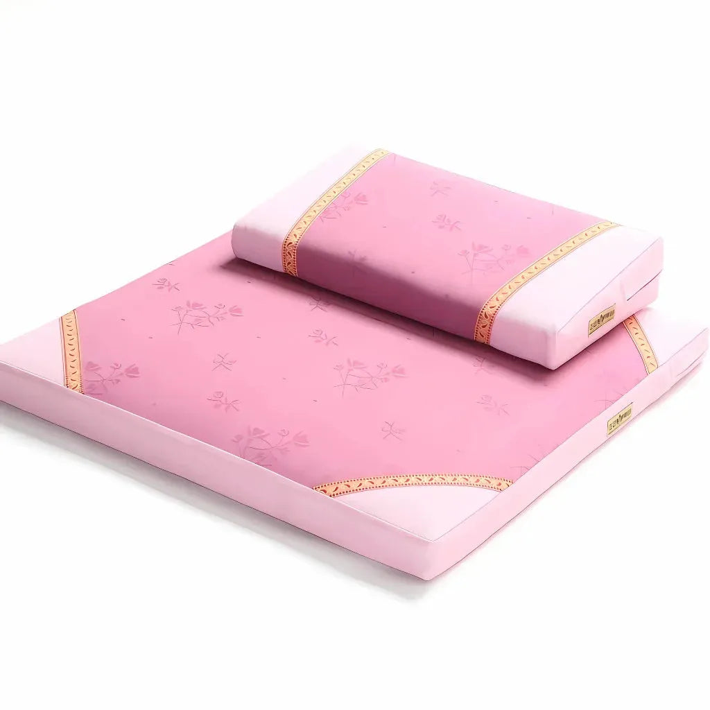 Zabuton Zafu Cushion Set For Grounded Practice - Pink / 60X60CM High Coconut Shred