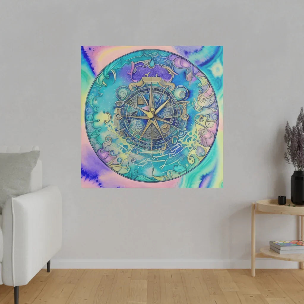 ZODIAC SIGN SPIRITUAL CANVAS YOGA ART WALL DECOR - Canvas wall art